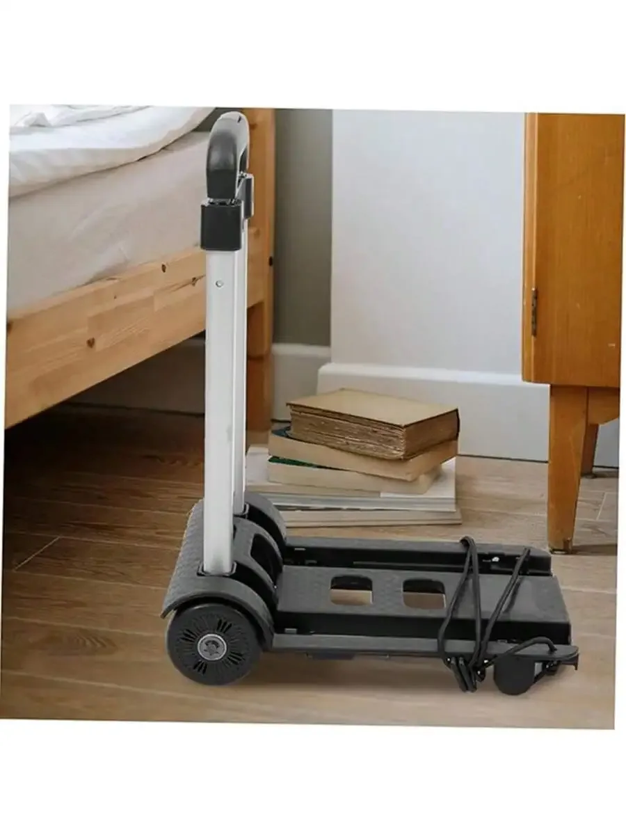 Chariot pliant en métal pour courses