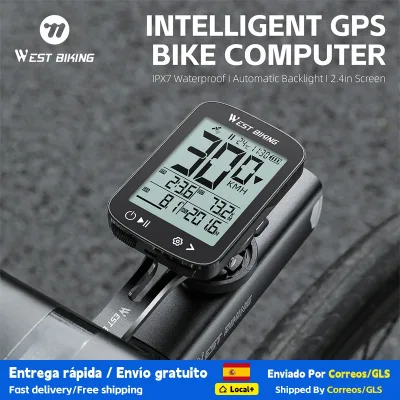 Compteur de vélo GPS sans fil tactile