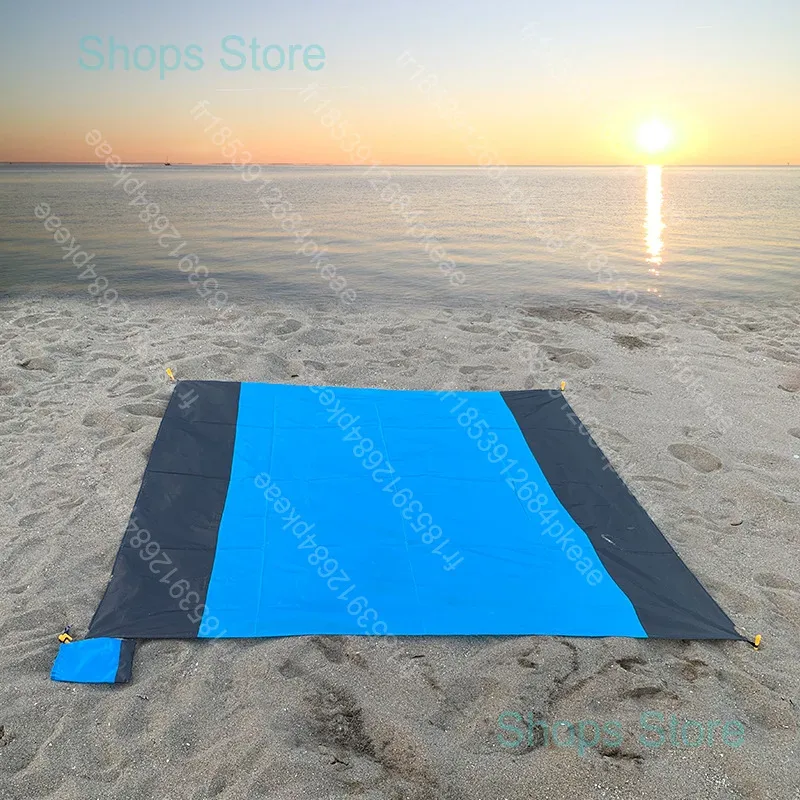 Couverture de plage anti-sable 200 × 210 cm