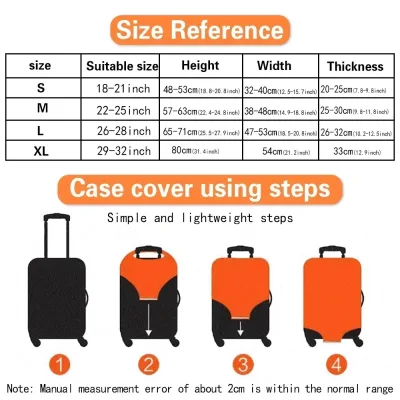 Housse de valise extensible géométrique – image 2