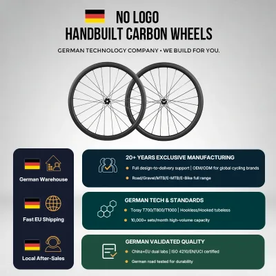 Jante de vélo de route en carbone 700C – image 2