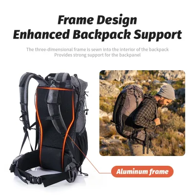 Sac à dos d'escalade 60 + 5 L en nylon – image 2