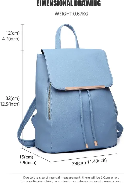 Sac à dos femme en cuir synthétique – image 2