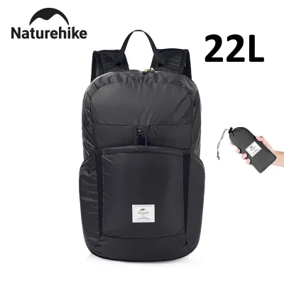 Sac à dos pliable en nylon, 22 L