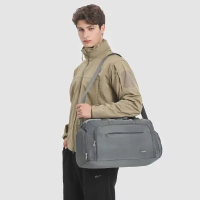 Sac de week-end en polyester avec trousse – image 2