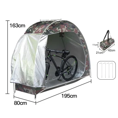 Tente de rangement pour vélos pliable – image 3