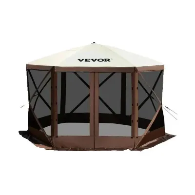 Tonnelle de camping à 6 panneaux