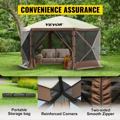 Tonnelle de camping à 6 panneaux – image 2