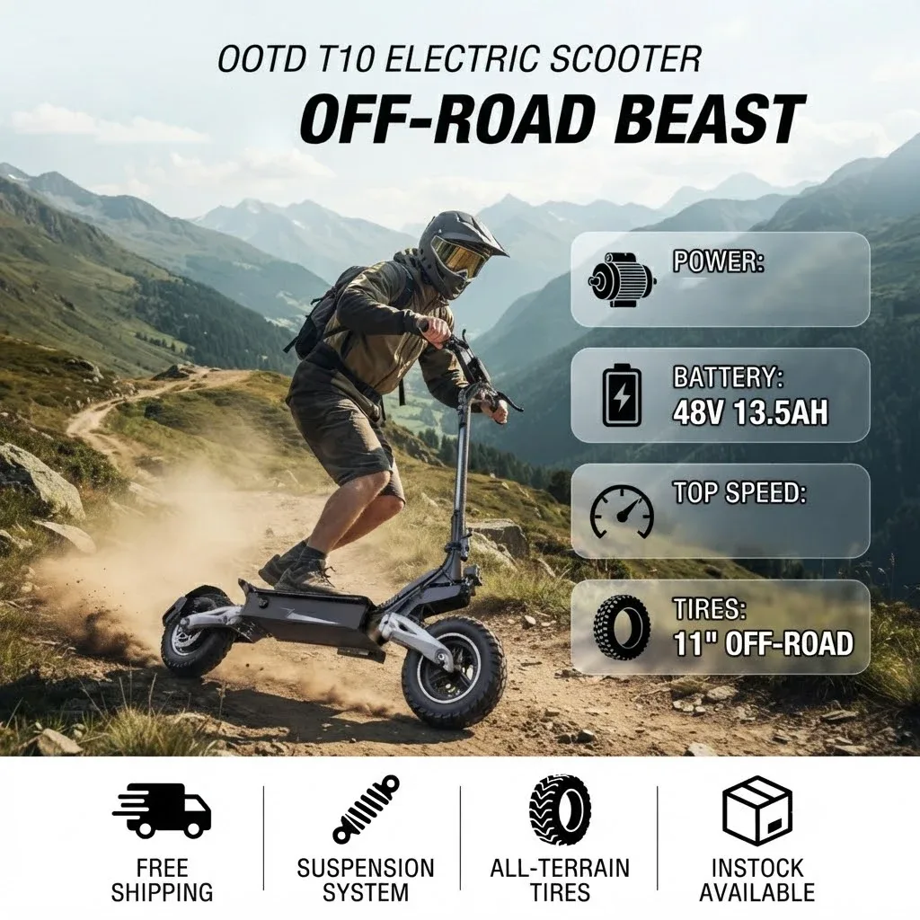 Trottinette électrique pliable 48 V