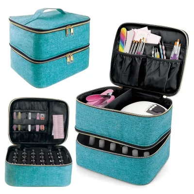 Trousse à vernis à ongles double couche