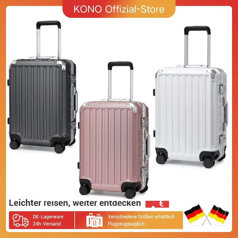 Valise cabine rigide à cadre aluminium