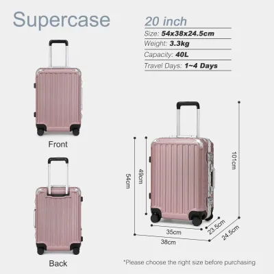 Valise cabine rigide à cadre aluminium – image 2