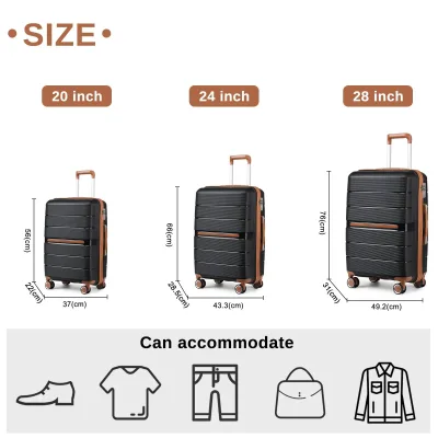 Valise rigide à 8 roues pivotantes – image 2