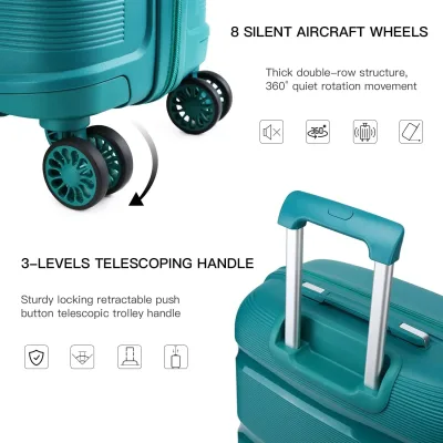 Valise rigide en polypropylène 66 L – image 2